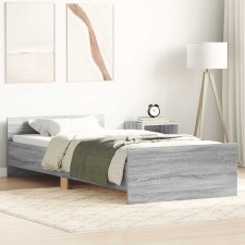 sonoma tölgyszínű szerelt fa ágykeret 90 x 200 cm ágy és ágykellék
