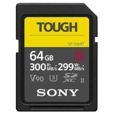 Sony 64GB SDXC Tough UHS-II CL10 U3 V90 memóriakártya