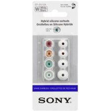 Sony EPEX10AB Szilikon fülhallgató harang, fehér audió kellék