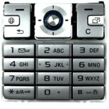 Sony Ericsson K610, Gombsor (billentyűzet), szürke mobiltelefon, tablet alkatrész