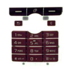Sony Ericsson K750, Gombsor (billentyűzet), bordó mobiltelefon, tablet alkatrész