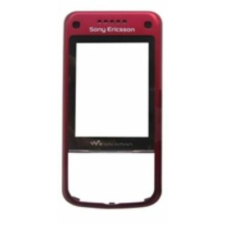 Sony Ericsson W760, Előlap, bordó mobiltelefon, tablet alkatrész