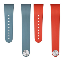 Sony Smartband Talk SWR30, szilikon pótszíj, állítható, kék/piros, gyári, 2 db / csomag okosóra kellék
