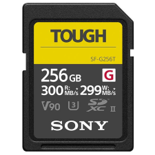 Sony Tough G 256GB SDXC (300MB/s) memóriakártya -40.000 Ft pénzvisszatérítés memóriakártya