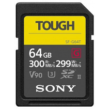 Sony Tough G 64GB SDXC UHS-II (300MB/s) memóriakártya (SF64TG) memóriakártya