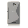 Sony Xperia E4 E2105, Szilikon tok, S-Case, átlátszó
