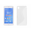 Sony Xperia M4 Aqua E2303, Szilikon tok, S-Case, átlátszó