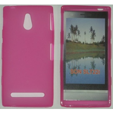 Sony Xperia P LT22i, Szilikon tok, S-Case, ciklámen tok és táska