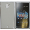 Sony Xperia Sola MT27i, Szilikon tok, S-Case, fehér