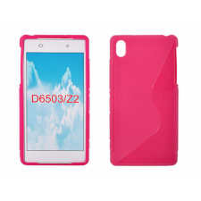 Sony Xperia Z2 D6503, Szilikon tok, S-Case, rózsaszín tok és táska