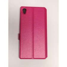Sony Xperia Z5 Premium rózsaszín pink szilikon keretes könyvtok tok és táska