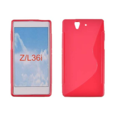 Sony Xperia Z C6603, Szilikon tok, S-Case, rózsaszín tok és táska