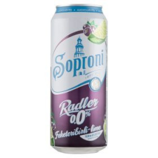  Soproni Radler Feketeribizli-lime 0,0% 0,5l dobozos /24/ sör