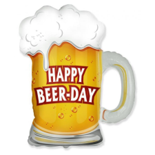  Sör Beer Glass fólia lufi 36 cm (WP) party kellék