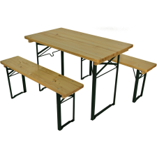  Sörpad garnitúra erkélyre 60 cm széles asztallal kerti bútor