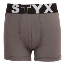 Sötét szürke gyerek boxeralsó Styx sport gumi (GJ1063) 4-5 éves gyerek alsó