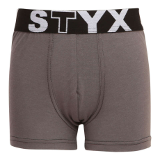  Sötét szürke gyerek boxeralsó Styx sport gumi (GJ1063) 6-8 éves