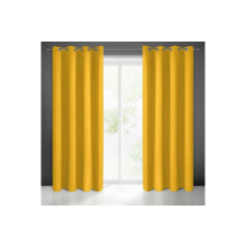  Sötétítő függöny félig matt szövetből Mustársárga 135x250 cm lakástextília