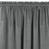  Sötétítő függöny VILA szín grafitszürke stílus klasszikus bújtató 5 cm, 3 cm-es takaró redővel bársony 400x300 HOMEDE