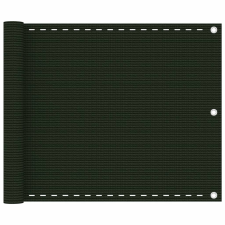  Sötétzöld HDPE erkélytakaró 75 x 500 cm kerti bútor