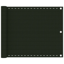  Sötétzöld HDPE erkélytakaró 75 x 600 cm kerti bútor