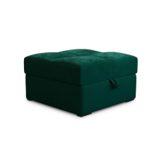  Sötétzöld ZENOVA ülőke tárolóhellyel 65x65 cm bútor