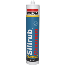 Soudal Silirub tisztatéri neutrális fehér 300ml barkácsolás, csiszolás, rögzítés