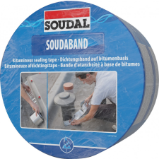 Soudal Soudaband Bitumen alu 7,5cm x 10m víz-, hő- és hangszigetelés