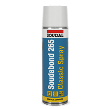 Soudal spray Soudabond 265 Classic 500ml barkácsolás, csiszolás, rögzítés