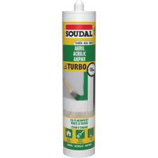 Soudal Turbo Akril HU/RO/BG 280 ml (12 db/karton) élvédő, sín, szegélyelem