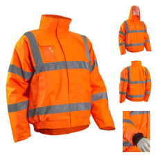  SOUKOU FLUO NARANCS TÉLI DZSEKI_3XL láthatósági ruházat
