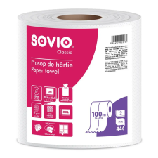 SOVIO 19 ipari törlőpapír - 2 rétegű, hófehér, 100m higiéniai papíráru