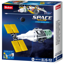 Space Sluban Space - 8 into 1 műhold építőjáték készlet barkácsolás, építés