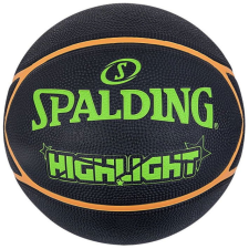 Spalding Higlight, 7, fekete / zöld (689344405407) kosárlabda felszerelés