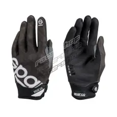 [] Sparco meca védőkesztyű fekete III Velúr xl