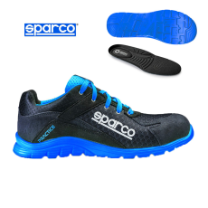 SPARCO Munkavédelmi cipő SPARCO - PRACTICE S1P fekete-kék 46-os