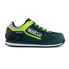 Sparco safety Sparco Gymkhana Seb S1P Munkavédelmi Cipő Sötétzöld/Lime - 41 munkavédelmi cipő