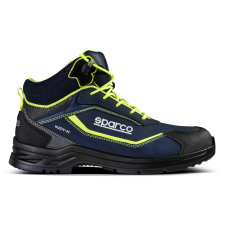Sparco safety Sparco Indy-H Richmond S3S ESD munkavédelmi bakancs Sötétkék/Sárga - 48 munkavédelmi cipő