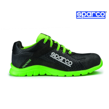 Sparco safety Sparco Practice S1P munkavédelmi cipő Fekete-Fluozöld - 47 munkavédelmi cipő