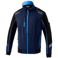 SPARCO technikai softshell könnyű dzseki, kék-sötétkék, L méret munkaruha