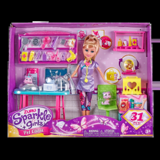 Sparkle Girlz állatorvosi klinika játékkészlet baba