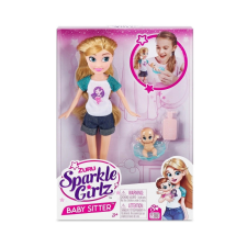 sparkle girlz babaápoló készlet baba