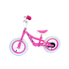 Spartan Sport Futóbicikli, Tanulóbicikli 12" pink lábbal hajtható járgány
