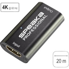 SpeaKa Professional HDMI™ Hatótáv növelő Jelkábelen keresztül 20 m (SP-6706948) kábel és adapter