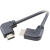 SpeaKa Professional HDMI kábel, nagy sebességű átvitelhez, könyök dugós kivitelű 1,5m fekete SpeaKa Professional 325346
