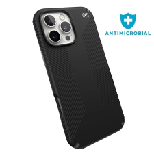 SPECK Antimicrobal hátlaptok iPhone 16 Pro Max fekete tok és táska