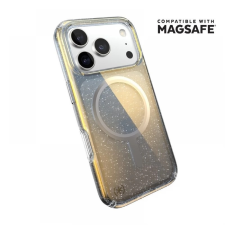 SPECK Presidio Lux Glitter MagSafe iPhone 17 Pro ezüst-átlátszó tok és táska