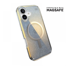 SPECK Presidio Lux Glitter MagSafe tok iPhone 17 ezüst-átlátszó tok és táska