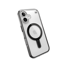 SPECK PRESIDIO PERFECT CLEAR ClickLock iPhone 16 tok, MagSafe, átlátszó/króm (150691-3199) tok és táska