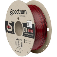 Spectrum 3D nyomtatószál, rPETG, 1,75 mm, Carmine Red, 1 kg (80593) nyomtató kellék
